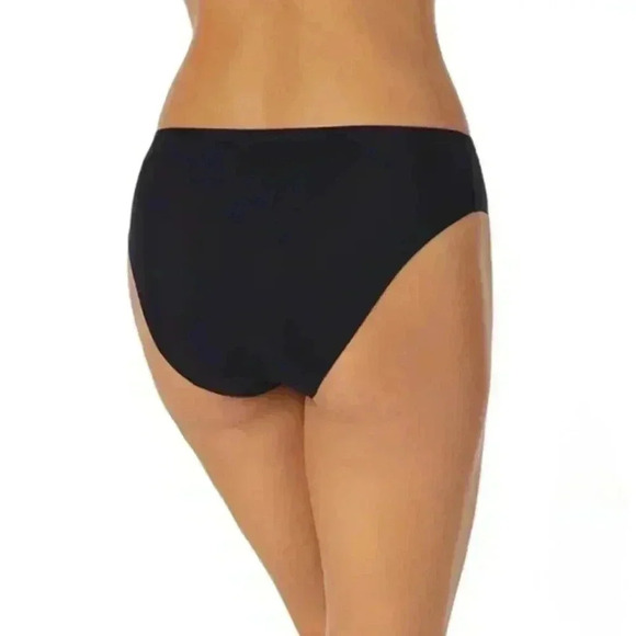 New! Halston 4 pack Bikini Underwear Black Nude/Beige No Show XS Panties - Picture 9 of 12